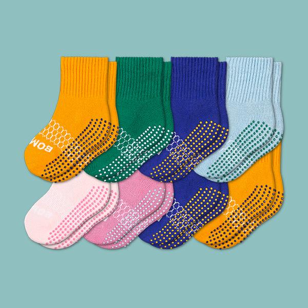 Toddler Gripper Sock 8-Pack