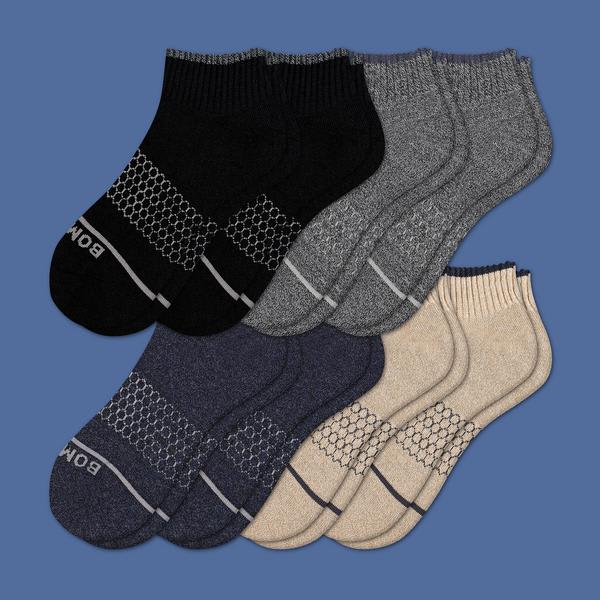 Women's Merino Wool Quarter Sock 8-Pack