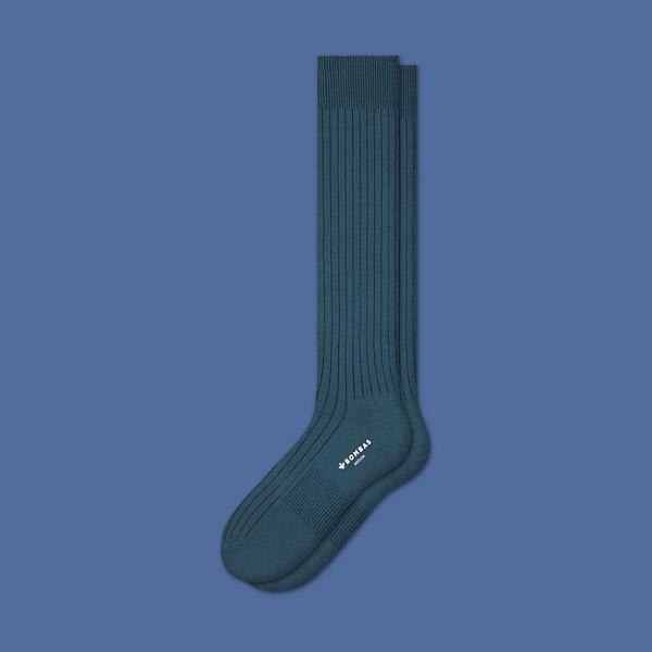 Men's Ribbed Dress Over the Calf Socks