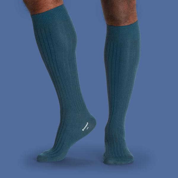 Men's Ribbed Dress Over the Calf Socks