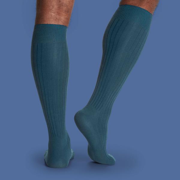 Men's Ribbed Dress Over the Calf Socks