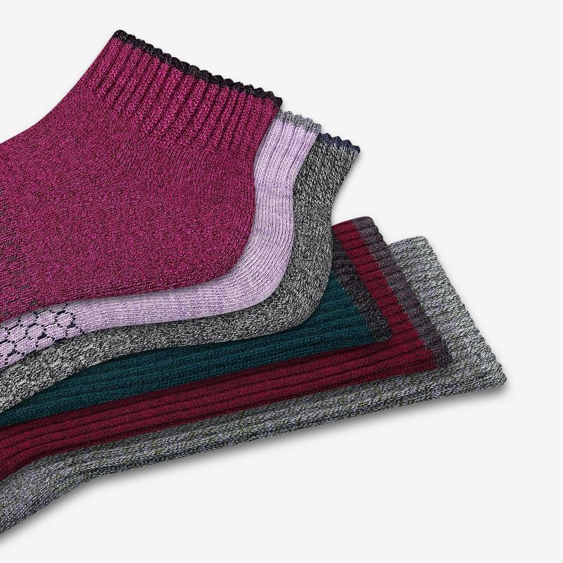 Women's Merino Calf & Quarter Sock 8-Pack