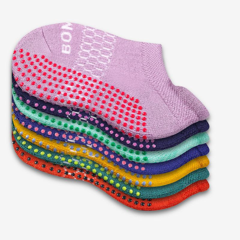 Toddler Gripper Ankle Sock 4-Pack