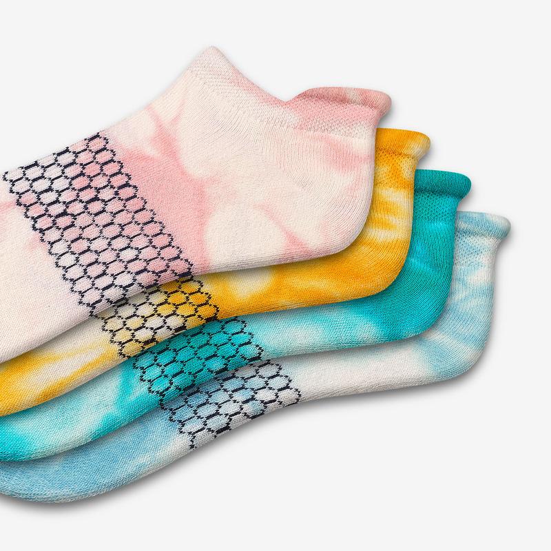 Women's Tie Dye Ankle Sock 4-Pack