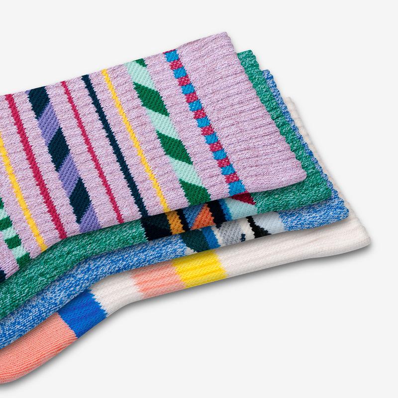 Youth Stripe Dream Calf Sock 8-Pack