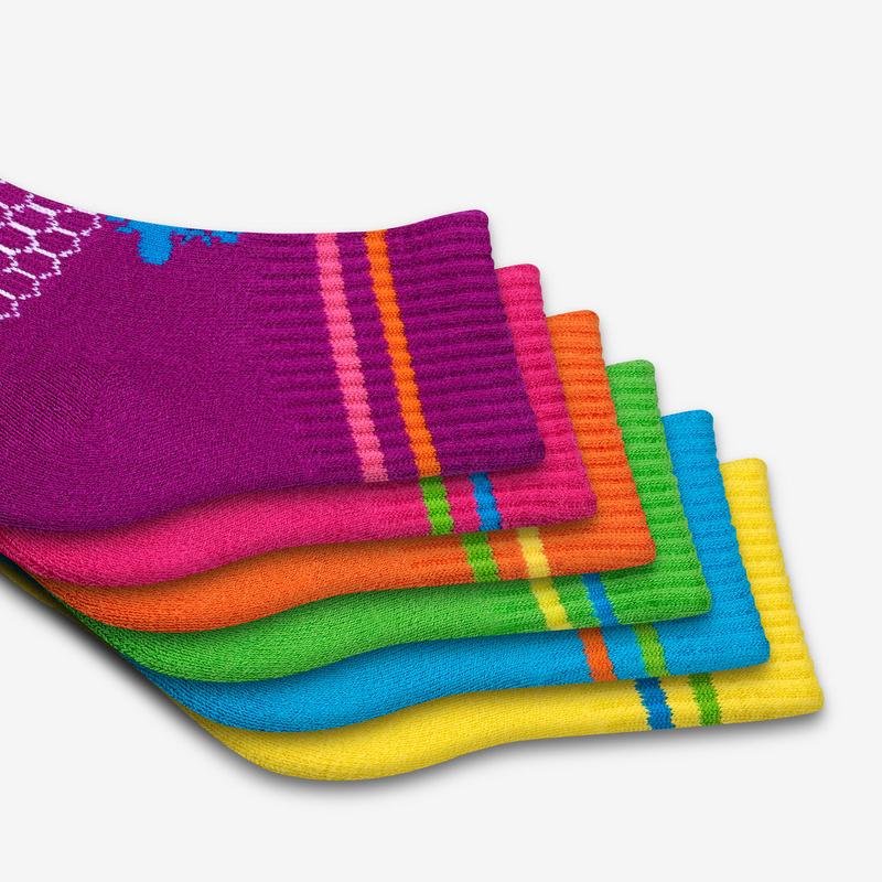 Toddler Bright Calf Sock 4-Pack