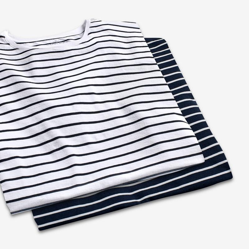 Men's Nautical Stripe Crew Neck T-Shirt