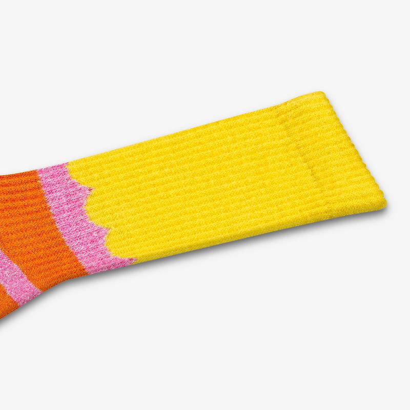 Men's Sesame Street Big Bird Colorblock Socks