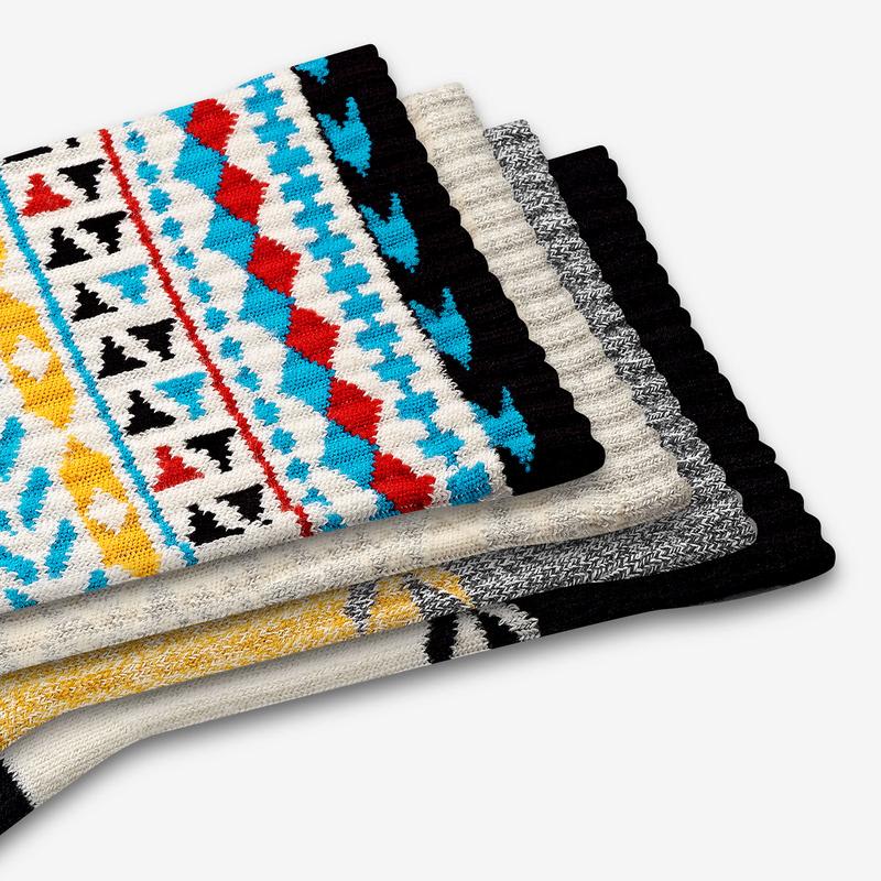 Youth Holiday Sock 4-Pair Gift Box