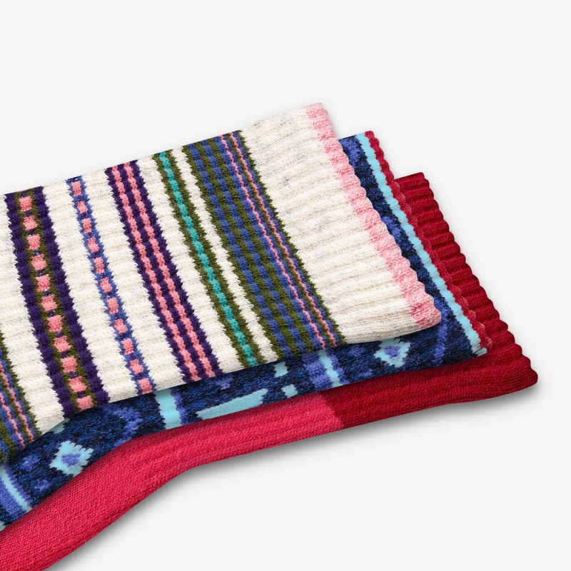 Youth Holiday Calf Sock 12-Pack