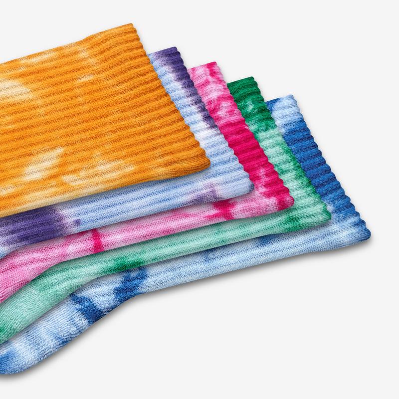 Youth Tie Dye Calf Sock 3-Pack