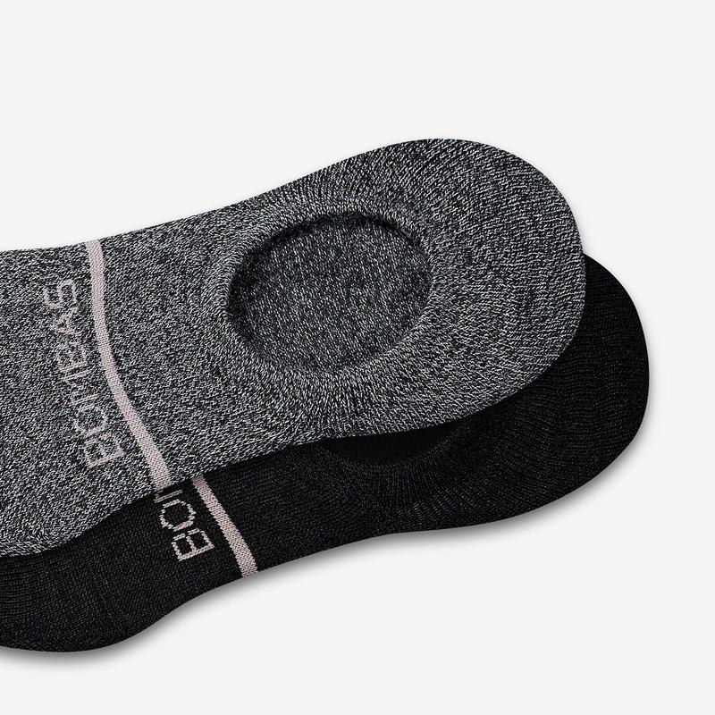 Men's Lightweight Merino Wool No Show Sock 4Pack Bombas