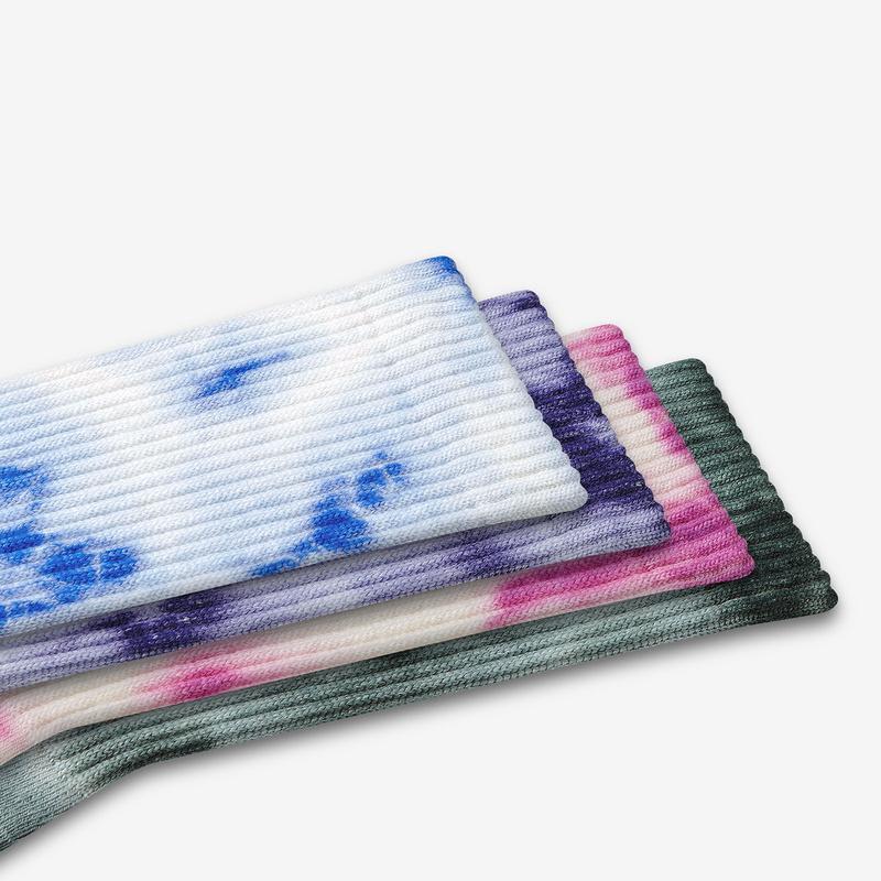 Women's Merino Tie Dye Calf Sock 4-Pack