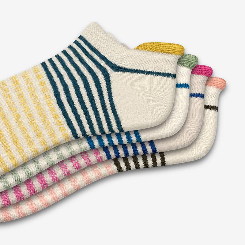 Women's Shadow Stripe Ankle Socks