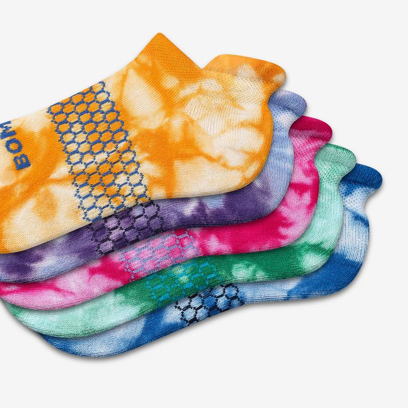 Youth Tie Dye Ankle Sock 3-Pack