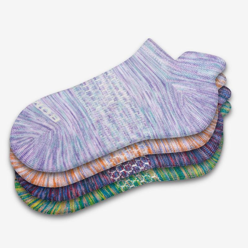 Women's Space Dye Ankle Sock 4-Pack