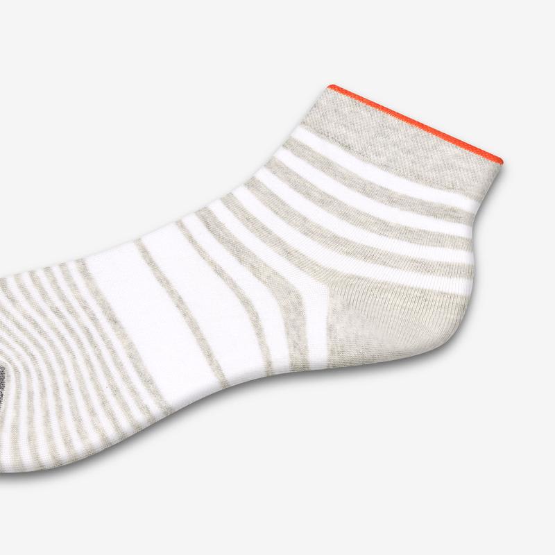 Women's Lightweight Stripe Quarter Socks