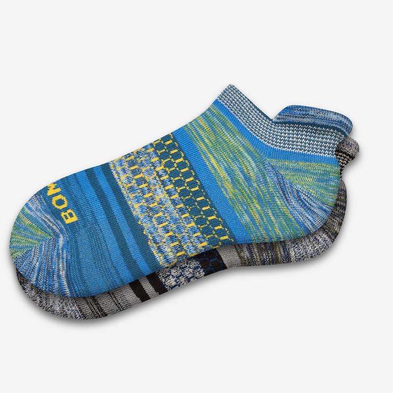Men's Brush Stripe Ankle Sock 4-Pack