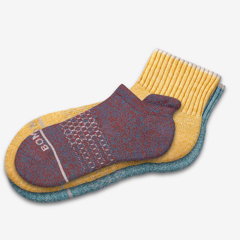 Men's Merino Wool Quarter & Ankle Sock 8-Pack