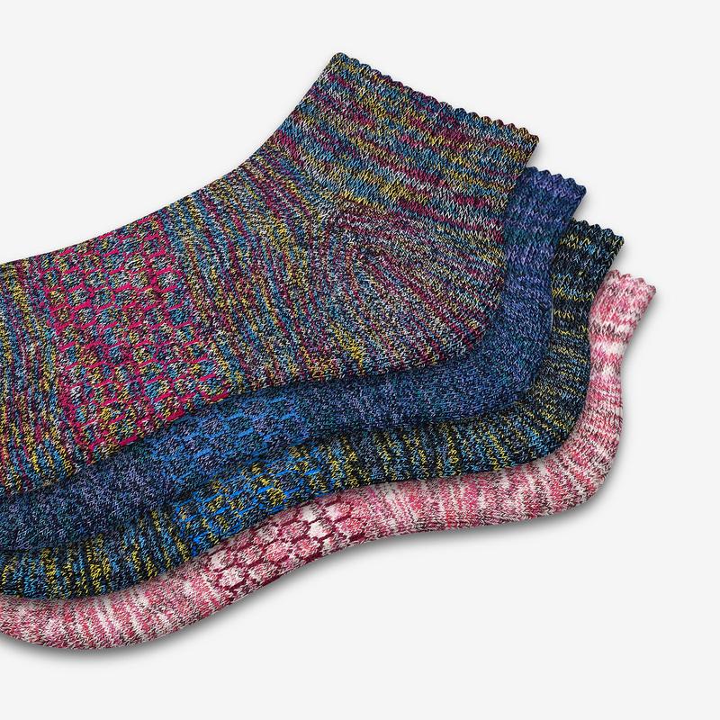 Women's Space Dye Quarter Sock 4-Pack