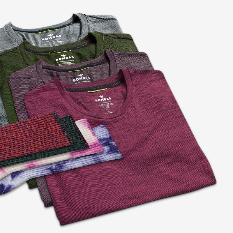 Women's Merino Crew Neck T-Shirt & Calf Sock 8-Pack