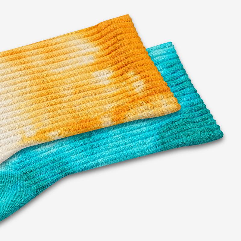 Youth Tie Dye Calf Sock 4-Pack