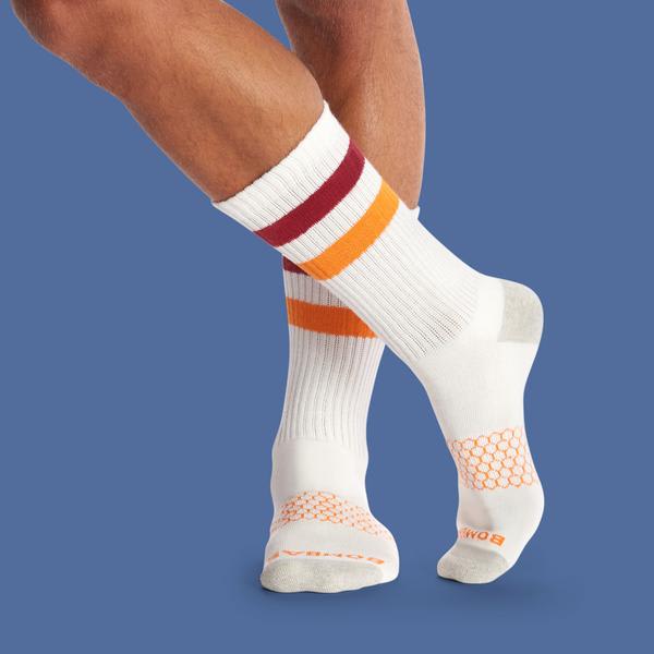 Men's Vintage Stripe Calf Socks