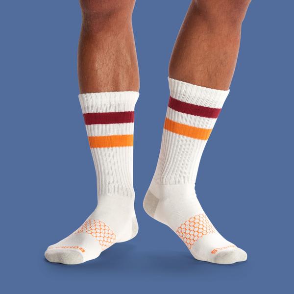 Men's Vintage Stripe Calf Socks