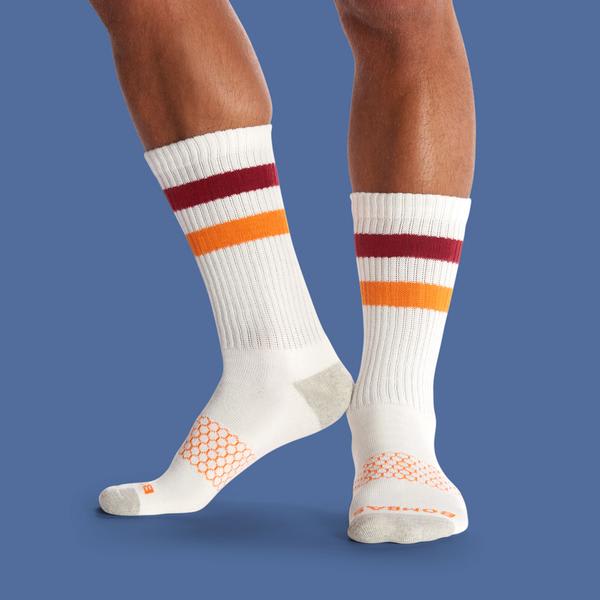 Men's Vintage Stripe Calf Socks