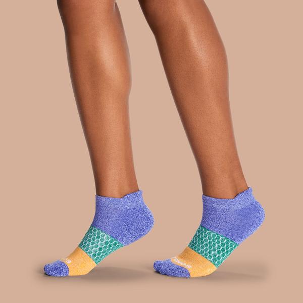 Women's Tri-Block Ankle Socks