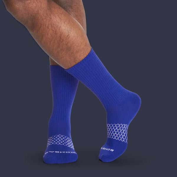 Men's Solids Calf Sock
