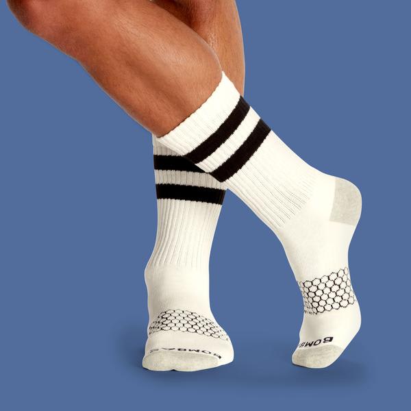 Men's Vintage Stripe Calf Socks