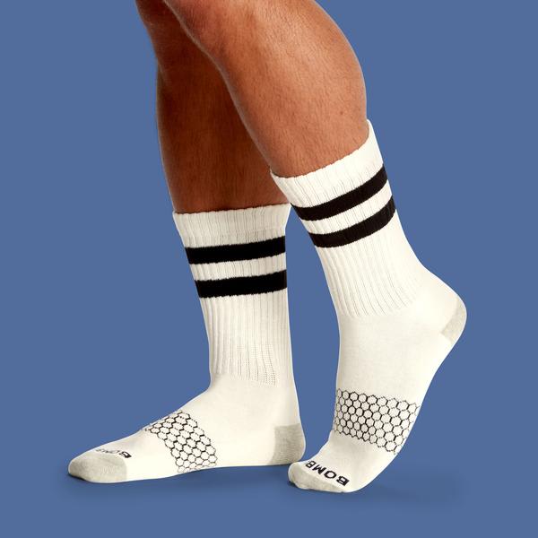 Men's Vintage Stripe Calf Socks