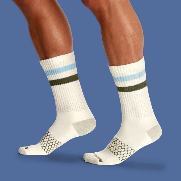 Men's Vintage Stripe Calf Socks