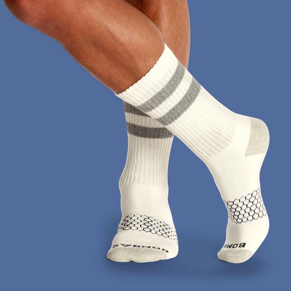 Men's Vintage Stripe Calf Socks