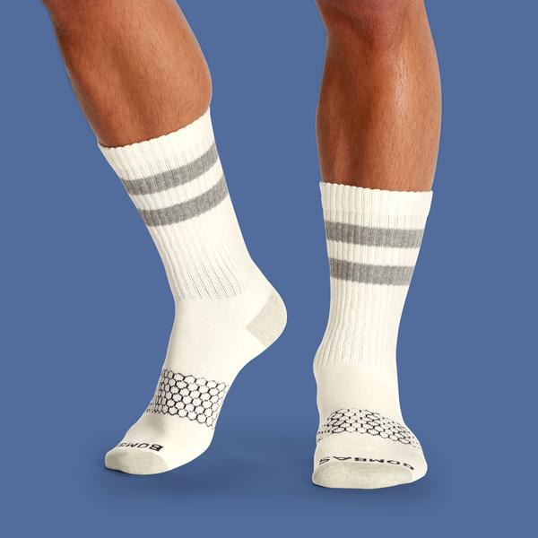 Men's Vintage Stripe Calf Socks