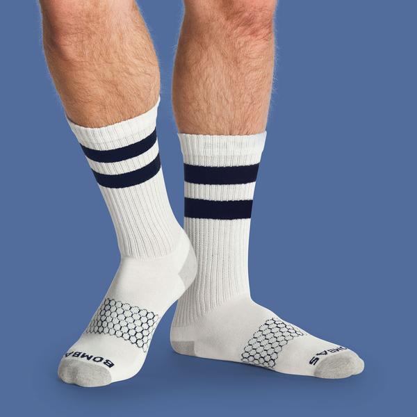 Men's Vintage Stripe Calf Socks