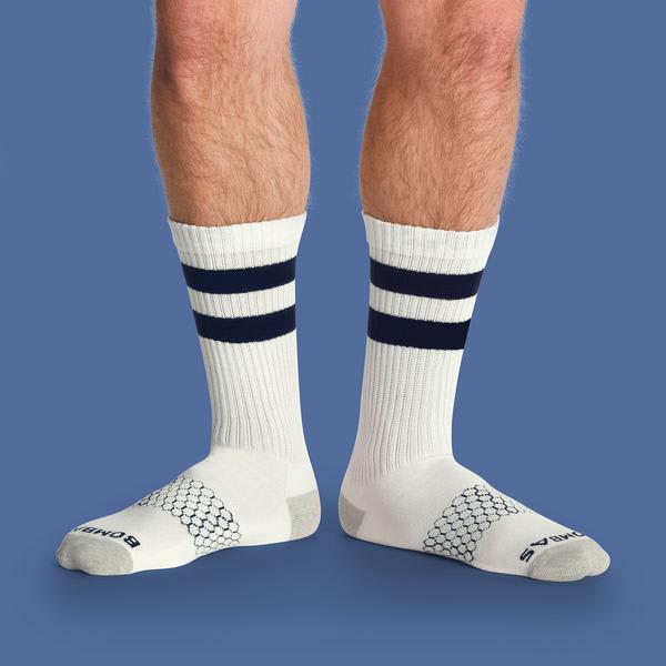 Men's Vintage Stripe Calf Socks