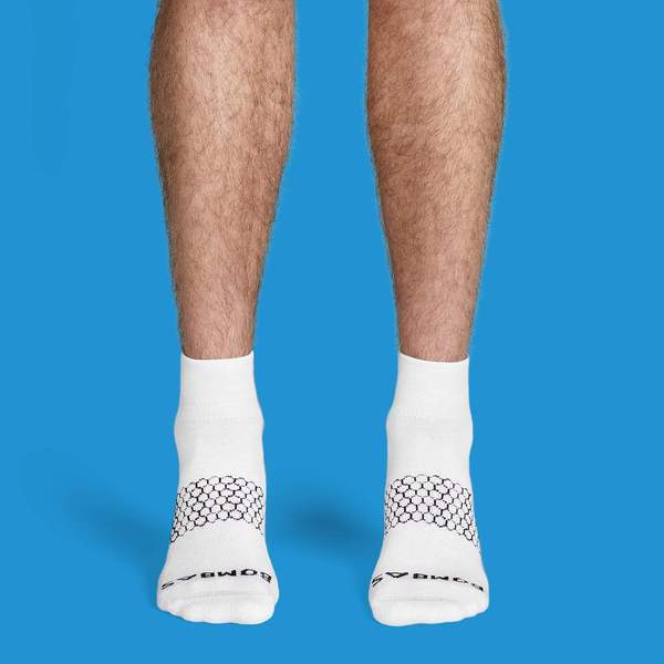 Men's Piqué Quarter Socks