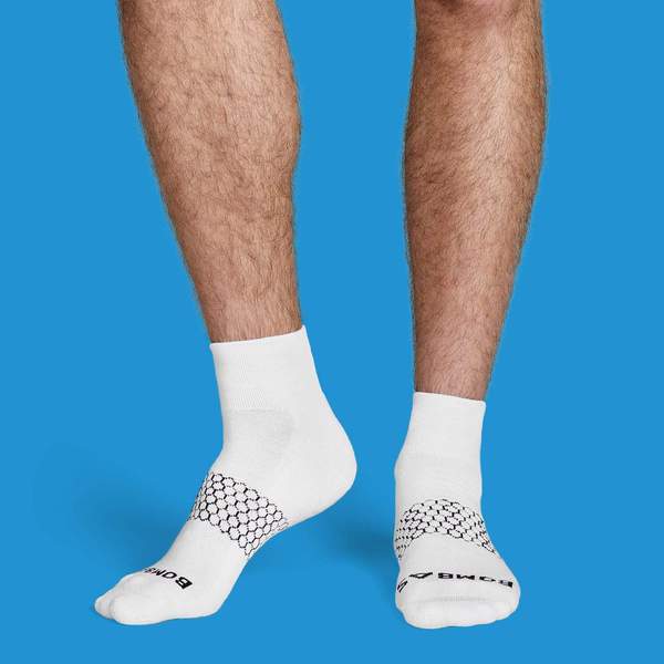 Men's Piqué Quarter Socks