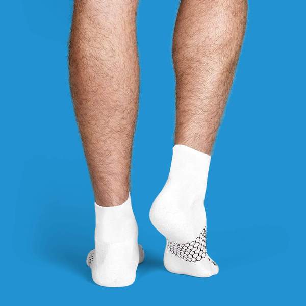 Men's Piqué Quarter Socks
