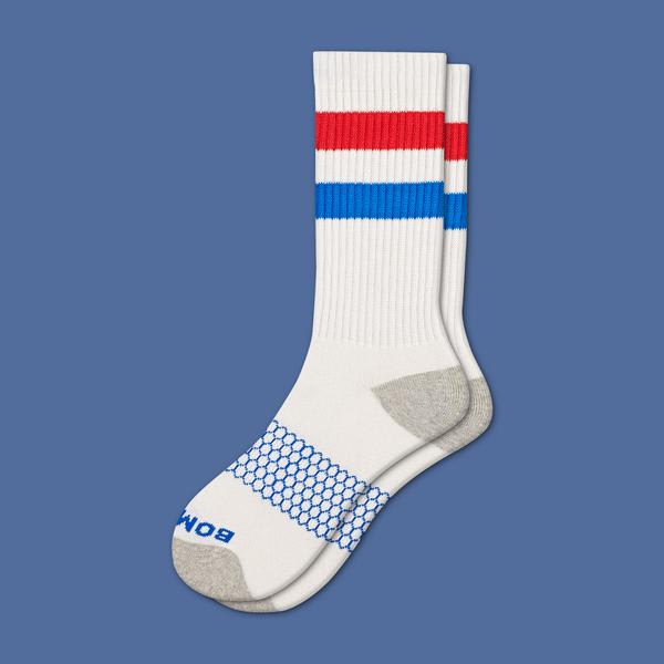 Men's Vintage Stripe Calf Socks