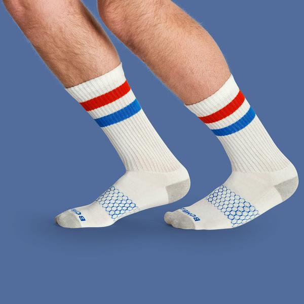 Men's Vintage Stripe Calf Socks