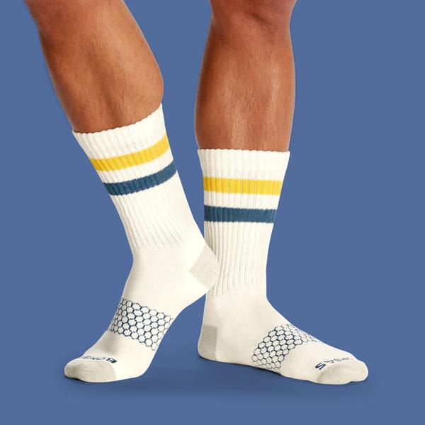 Men's Vintage Stripe Calf Socks