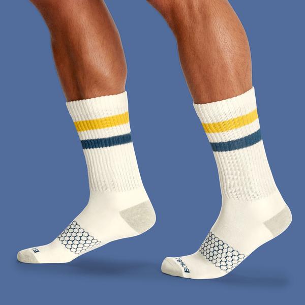 Men's Vintage Stripe Calf Socks