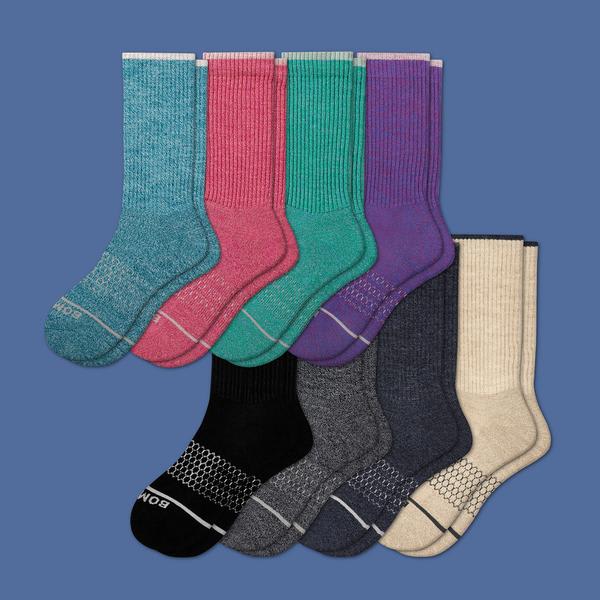 Women's Merino Wool Calf Sock 8-Pack