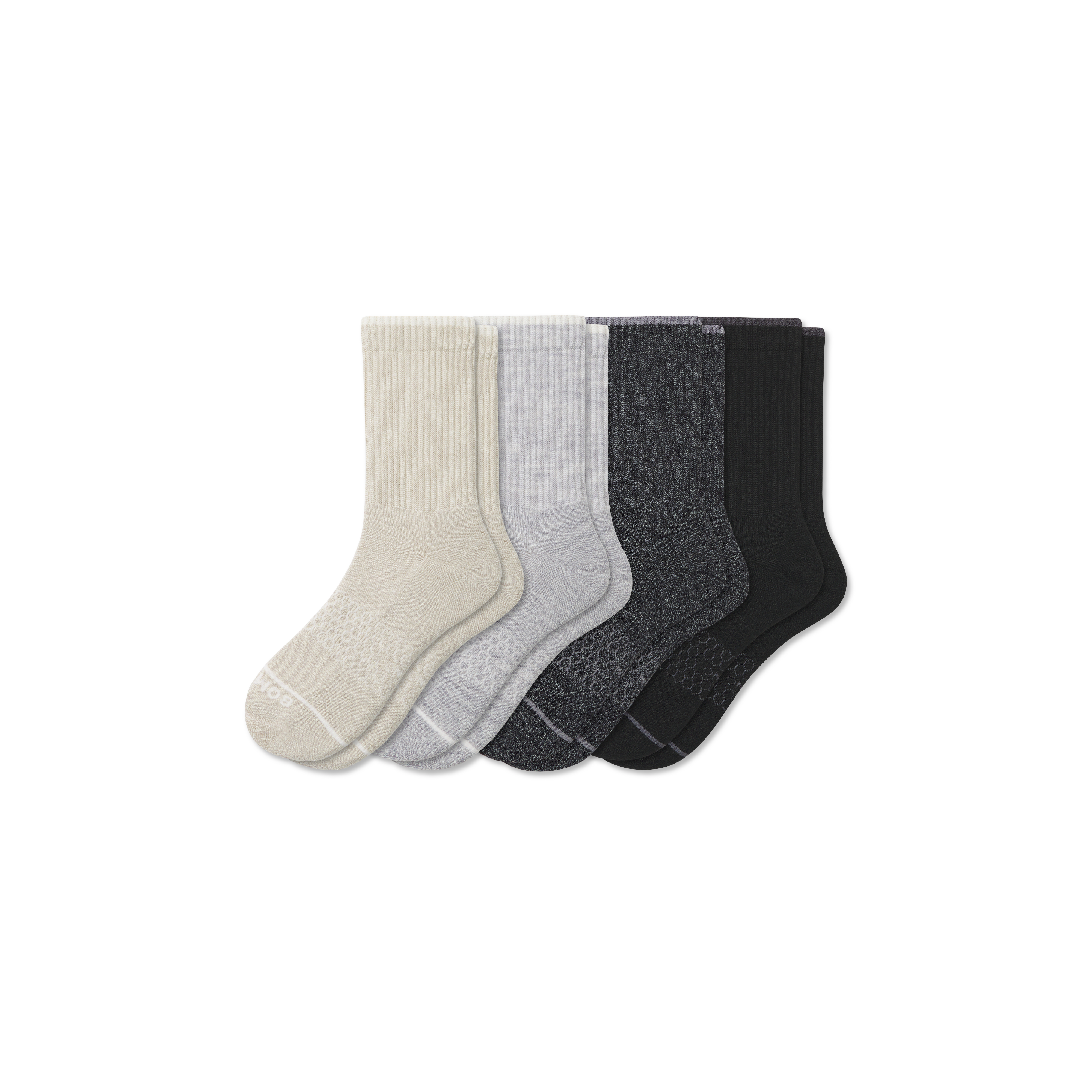 Women's Merino Wool Blend Half Calf Sock 4-Pack