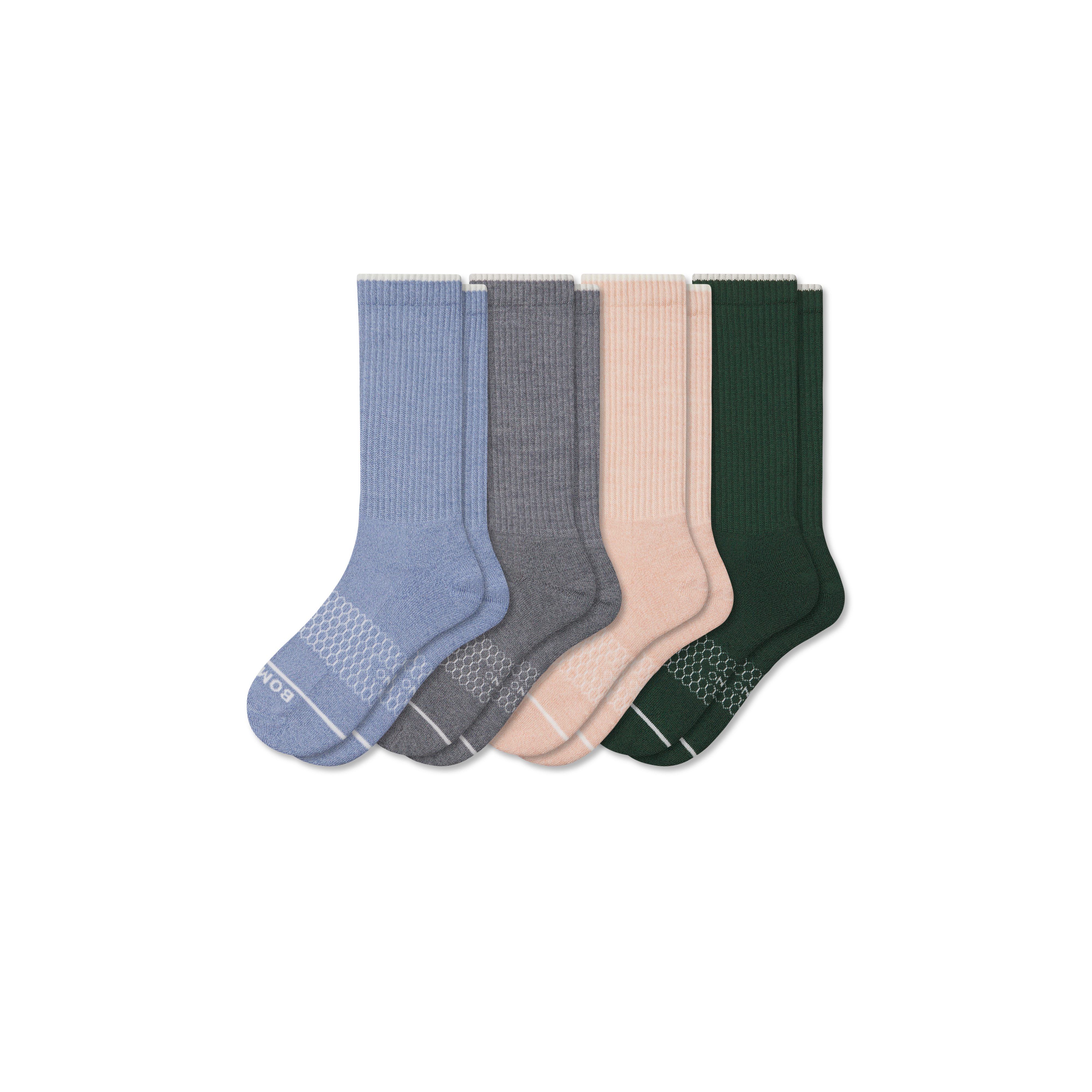 Women's Merino Wool Blend Calf Sock 4-Pack